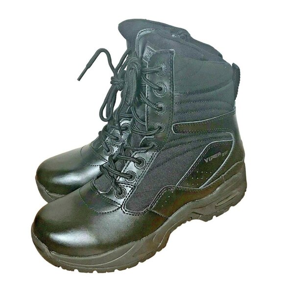 Magnum Viper Black Military Police Work Security Tactical Combat Boots Size 9.0 - Picture 1 of 10